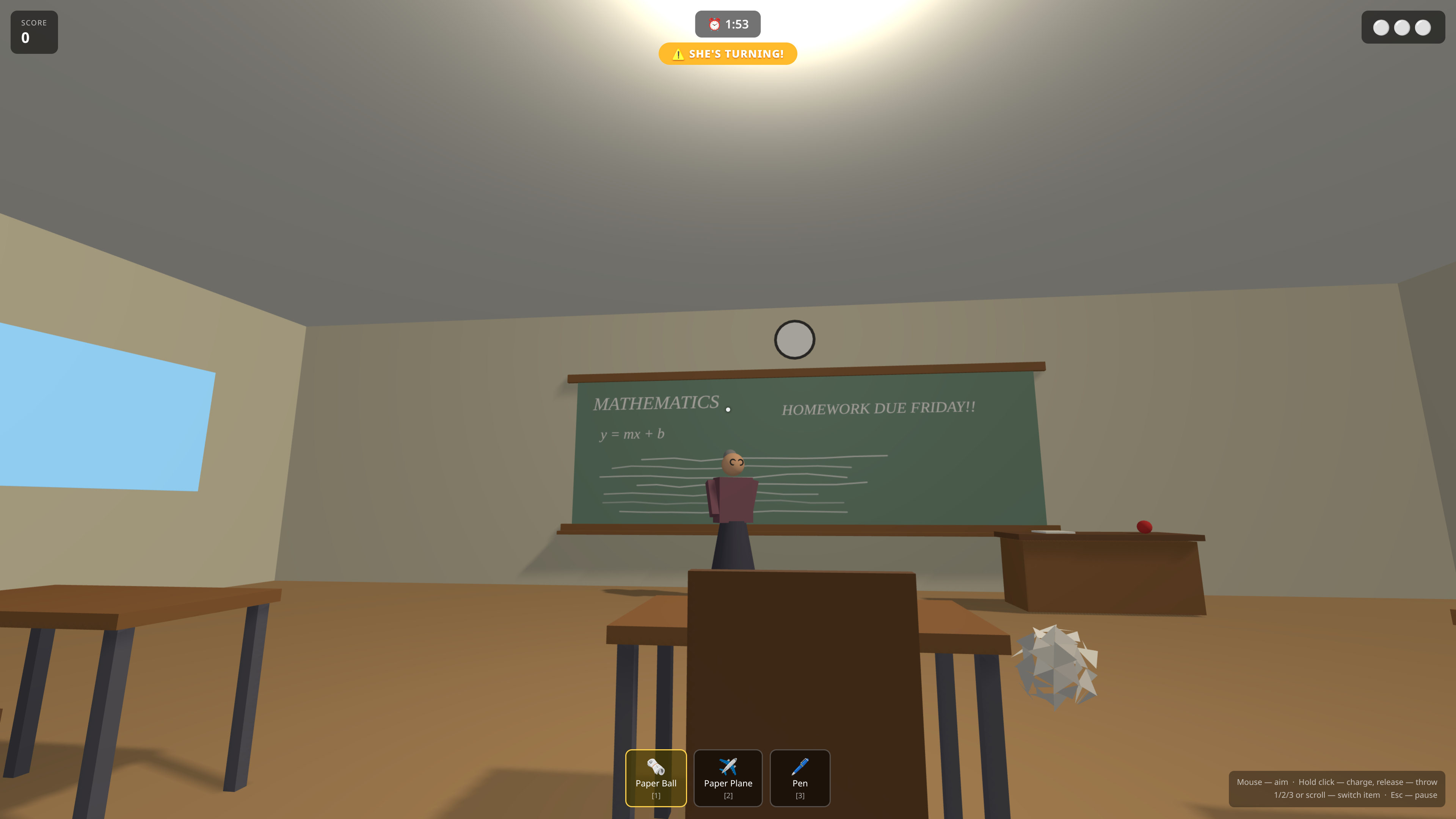 Teacher Throw — preview screenshot